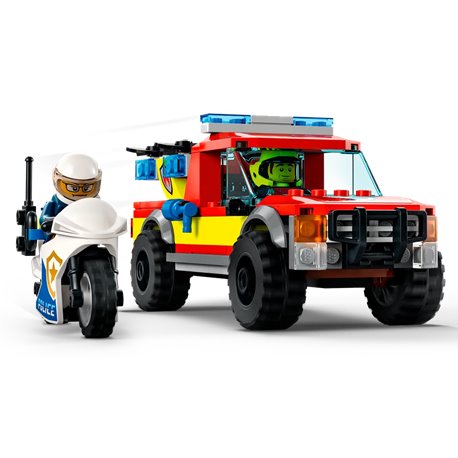 LEGO City 60319 Akcja strażacka i policyjny pościg