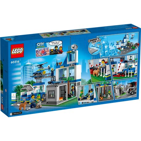 LEGO City 60316 Posterunek policji