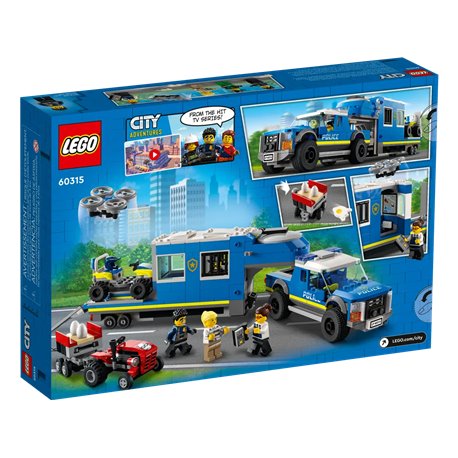 LEGO City 60315 Mobilne centrum dowodzenia policji