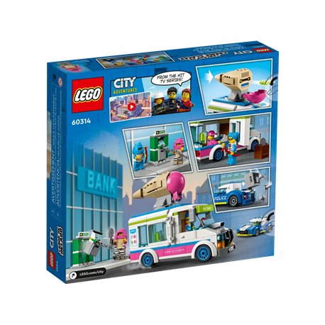 LEGO City 60314 Policyjny pościg za furgonetką z lodami