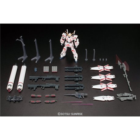 HGUC 1/144 Full Armor Unicorn Gundam (Destroy Red Color)