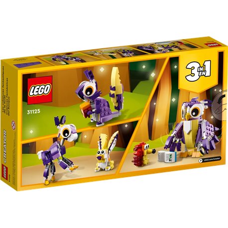 LEGO Creator 31125 Fantastyczne leśne stworzenia