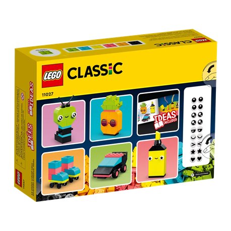 LEGO Classic 11027 Kreatywna zabawa neonowymi kolorami