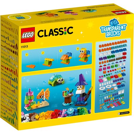 LEGO Classic 11013 Kreatywne przezroczyste klocki