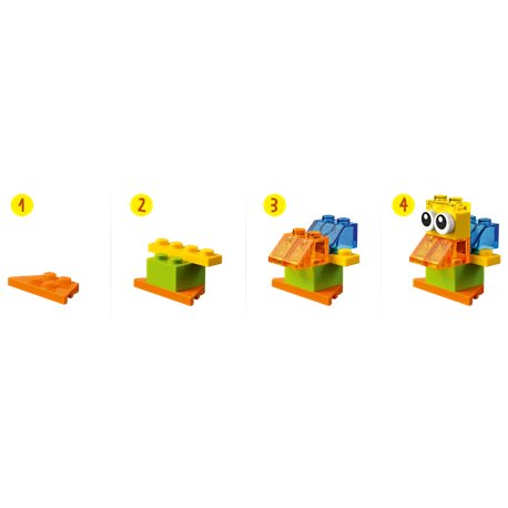 LEGO Classic 11013 Kreatywne przezroczyste klocki