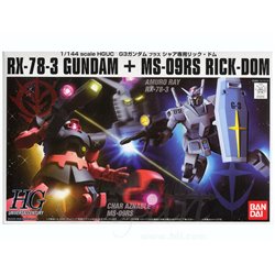 HGUC 1/144 G-3 Gundam vs Char's Rick Dom Set