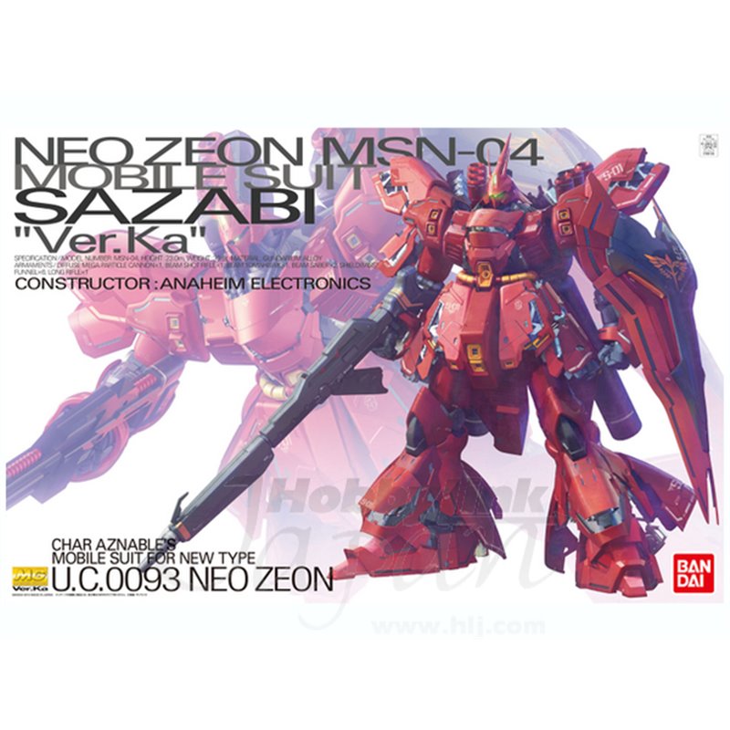 MG 1/100 MSN-04 Sazabi Ver.Ka