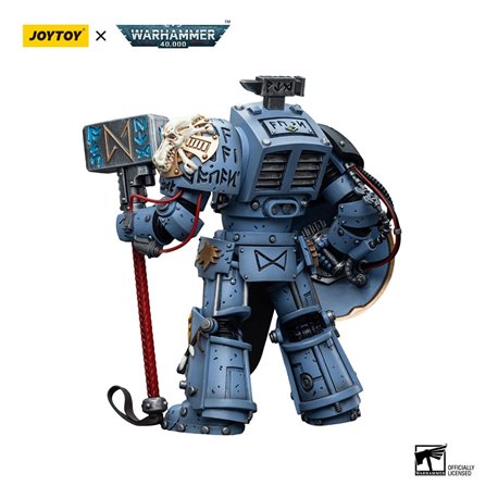 Warhammer 40k Action Figure 1/18 Space Wolves Arjac Rockfist 12 cm (przedsprzedaż)