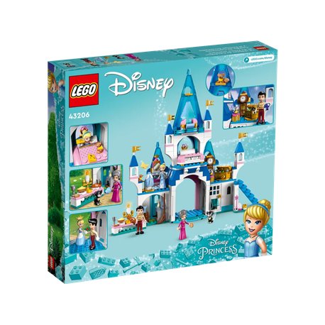 LEGO Disney 43206 Zamek Kopciuszka i księcia