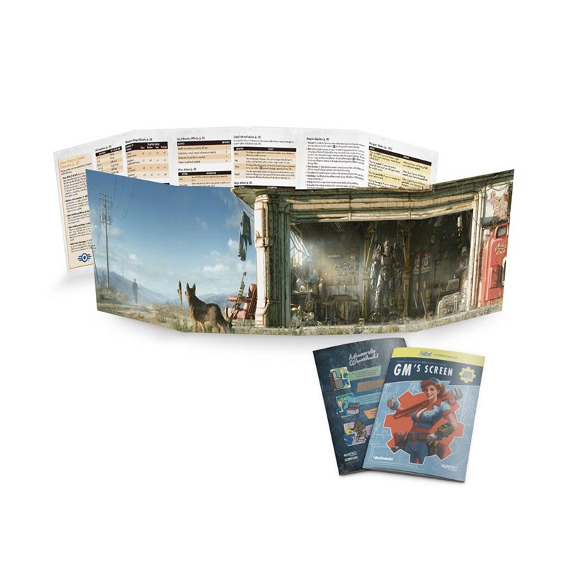 Fallout The RPG GM Screen + Booklet + Flysheet (przedsprzedaż