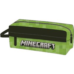 Piórnik Minecraft zielony