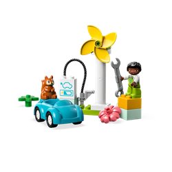 LEGO Duplo 10985 Turbina wiatrowa i samochód elektryczny