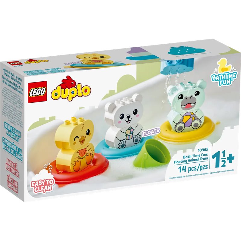 LEGO Duplo 10965 Zabawa w kąpieli: pływający pociąg ze zwierzątkami