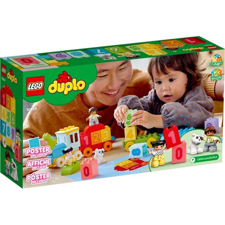 LEGO Duplo 10954 Pociąg z cyferkami nauka liczenia