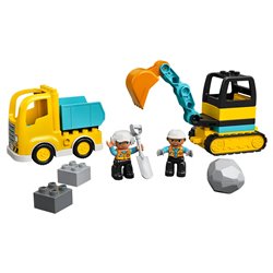 LEGO Duplo 10931 Ciężarówka i koparka gąsienicowa