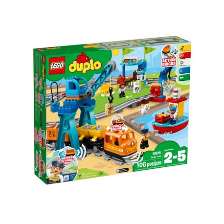 LEGO Duplo 10875 Pociąg towarowy