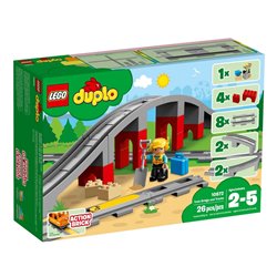 LEGO Duplo 10872 Tory kolejowe i wiadukt