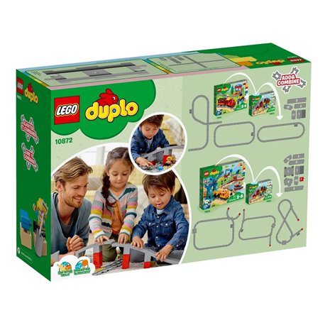 LEGO Duplo 10872 Tory kolejowe i wiadukt