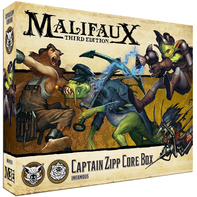 Malifaux 3rd Edition - Captain Zipp Core Box