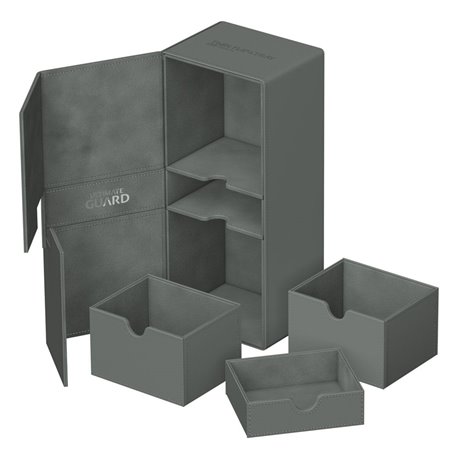 Ultimate Guard Twin Flip`n`Tray 266+ Xenoskin Grey