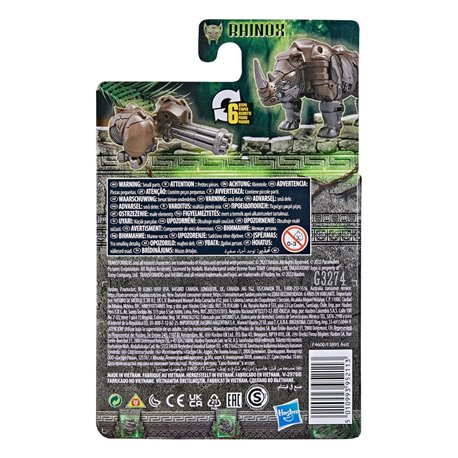 Transformers: Rise of the Beasts Beast Alliance Battle Masters Action Figure Rhinox 8 cm (przedsprzedaż)