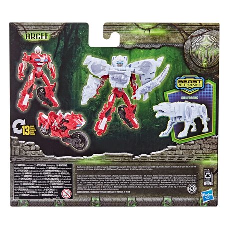 Transformers: Rise of the Beasts Beast Alliance Combiner Action Figure 2-Pack Arcee & Silverfang 13 cm (przedsprzedaż)