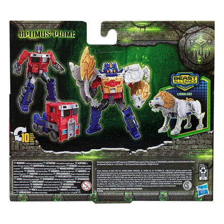 Transformers: Rise of the Beasts Beast Alliance Combiner Action Figure 2-Pack Optimus Prime & Lionblade 13 cm (przedsprzedaż)