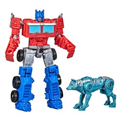 Transformers: Rise of the Beasts Beast Alliance Weaponizer Action Figure 2-Pack Optimus Prime & Chainclaw 13 cm (przedsprzedaż)