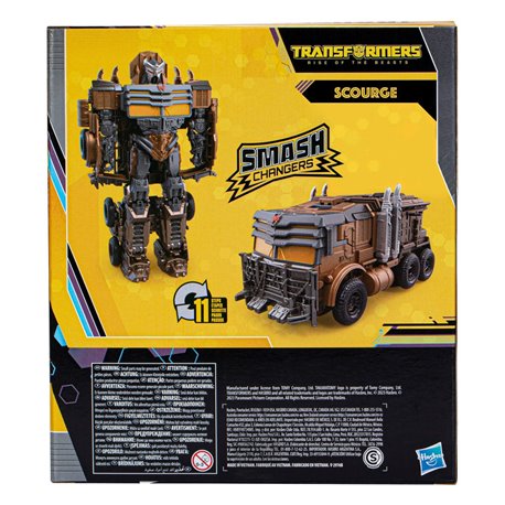 Transformers: Rise of the Beasts Buzzworthy Bumblebee Smash Changers Action Figure Scourge 23 cm (przedsprzedaż)