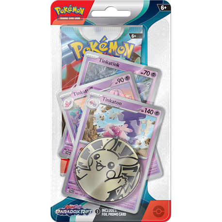 Pokemon TCG: Paradox Rift Premium Checklane Blister Tinakton (przedsprzedaż)