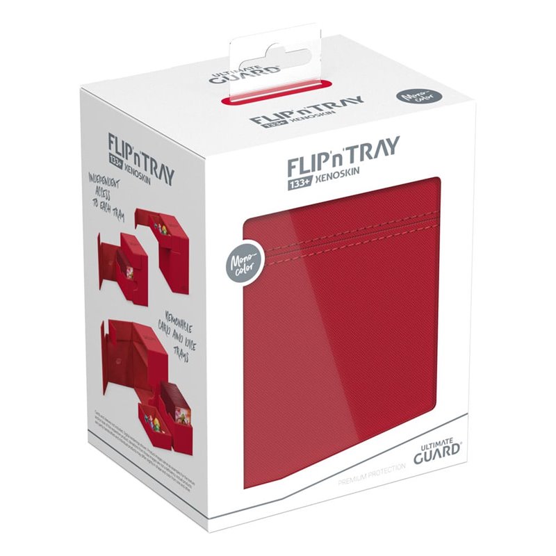 Ultimate Guard Flip`n`Tray 133+ XenoSkin Red (przedsprzedaż)