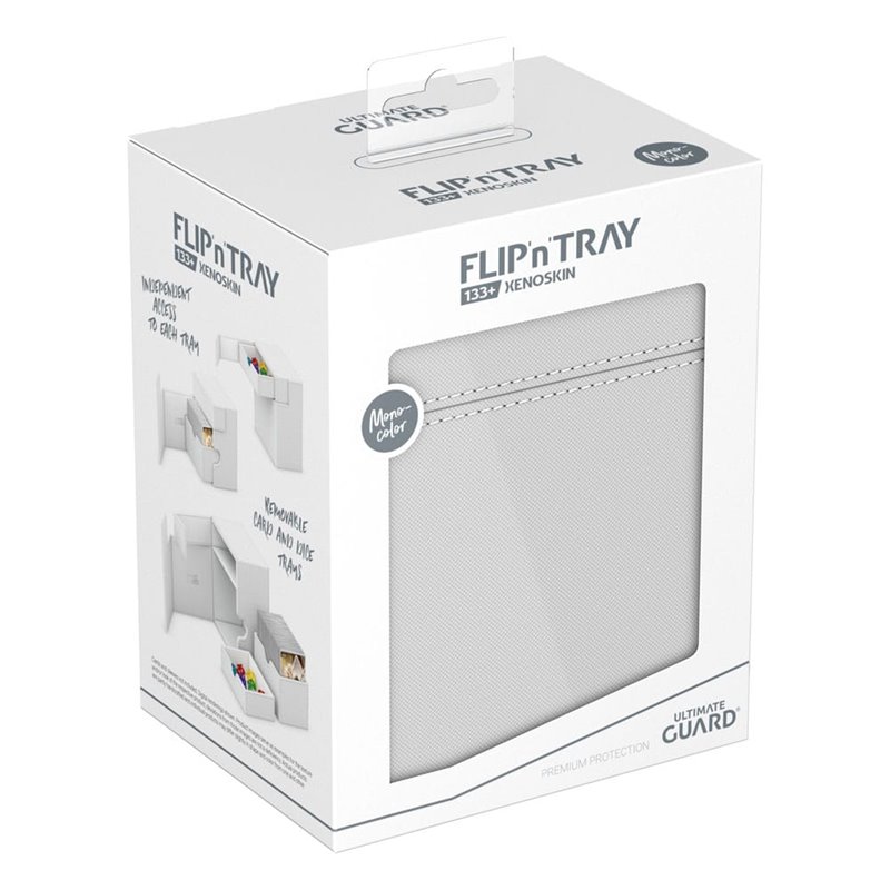 Ultimate Guard Flip`n`Tray 133+ XenoSkin White (przedsprzedaż)