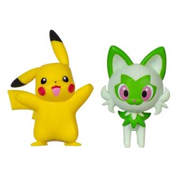 Pokemon Gen IX Battle Figure Pack Mini (Pikachu & Sprigatito 5cm) (przedsprzedaż)