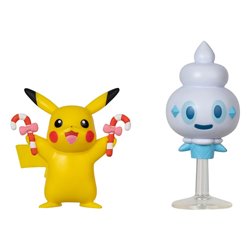 Pokemon Battle Figure 2-pack Holiday Pikachu & Vanillite (przedsprzedaż)