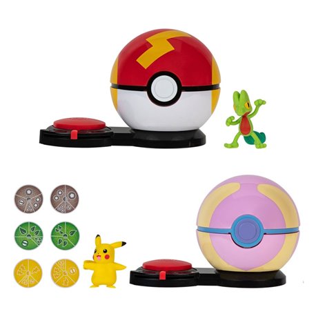 Pokemon Suprise Attack Game Pikachu + Fast Ball vs. Treecko + Heal Ball (przedsprzedaż)