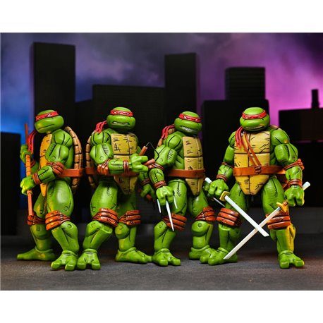 Teenage Mutant Ninja Turtles 4-Pack Leonardo, Raphael, Michelangelo, & Donatello 18 cm (przedsprzedaż)