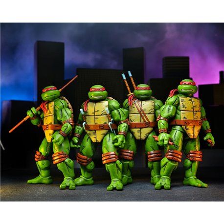 Teenage Mutant Ninja Turtles 4-Pack Leonardo, Raphael, Michelangelo, & Donatello 18 cm (przedsprzedaż)