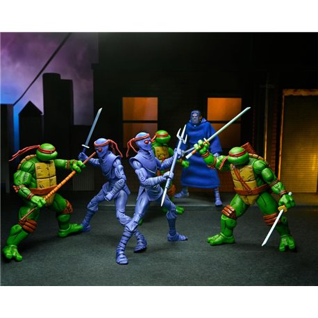 Teenage Mutant Ninja Turtles 4-Pack Leonardo, Raphael, Michelangelo, & Donatello 18 cm (przedsprzedaż)