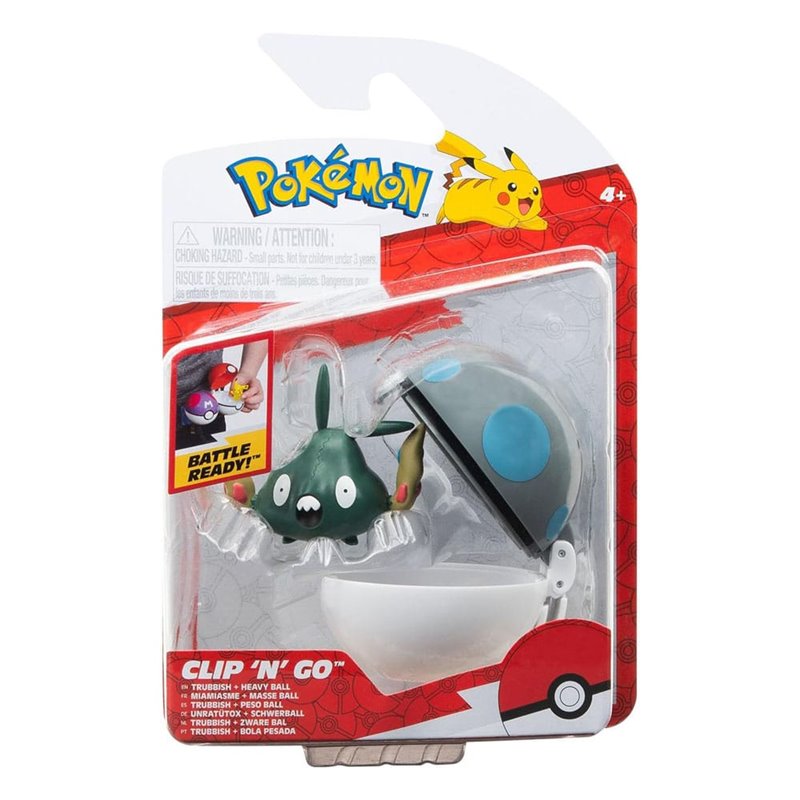 Pokemon Clip'n'Go Trubbish & Poke Ball (przedsprzedaż)