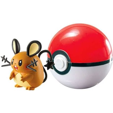 Pokemon Clip'n'Go Dedenne & Poke Ball (przedsprzedaż)