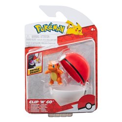 Pokemon Clip'n'Go Charmander & Poke Ball (przedsprzedaż)