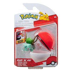 Pokemon Clip'n'Go Bulbasaur & Poke Ball (przedsprzedaż)