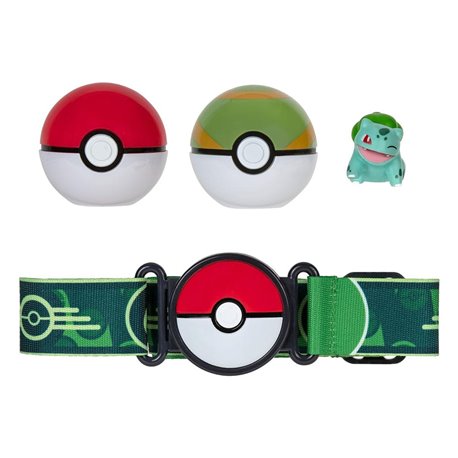 Pokemon Clip'n'Go Belt Set Bulbasaur & Nest Ball (przedsprzedaż)