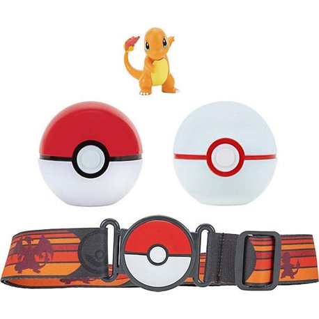 Pokemon Clip'n'Go Belt Set Charmander & Luxury Ball (przedsprzedaż)