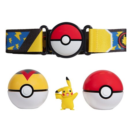 Pokemon Clip'n'Go Belt Set Pikachu & Level Ball (przedsprzedaż)