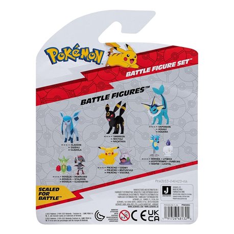 Pokemon Battle Figure Set Pikipek, Snorunt, Ponyta (przedsprzedaż)