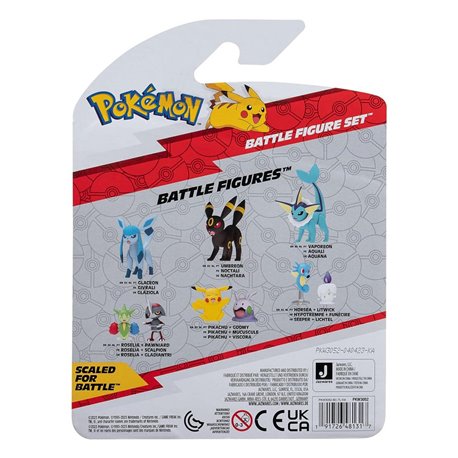 Pokemon Battle Figure Set Kabuto, Charmander, Metang (przedsprzedaż)