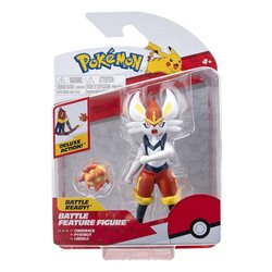 Pokemon Battle Figure Cinderace 10 cm (przedsprzedaż)