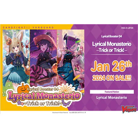 Cardfight! Vanguard - Lyrical Monasterio Trick or Trick Booster Display (16) (przedsprzedaż)