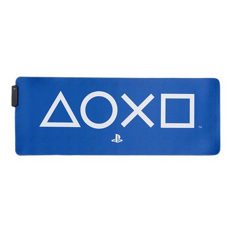 Mata na biurko / Podkładka pod myszkę - PlayStation z podświetleniem (80x30 cm)